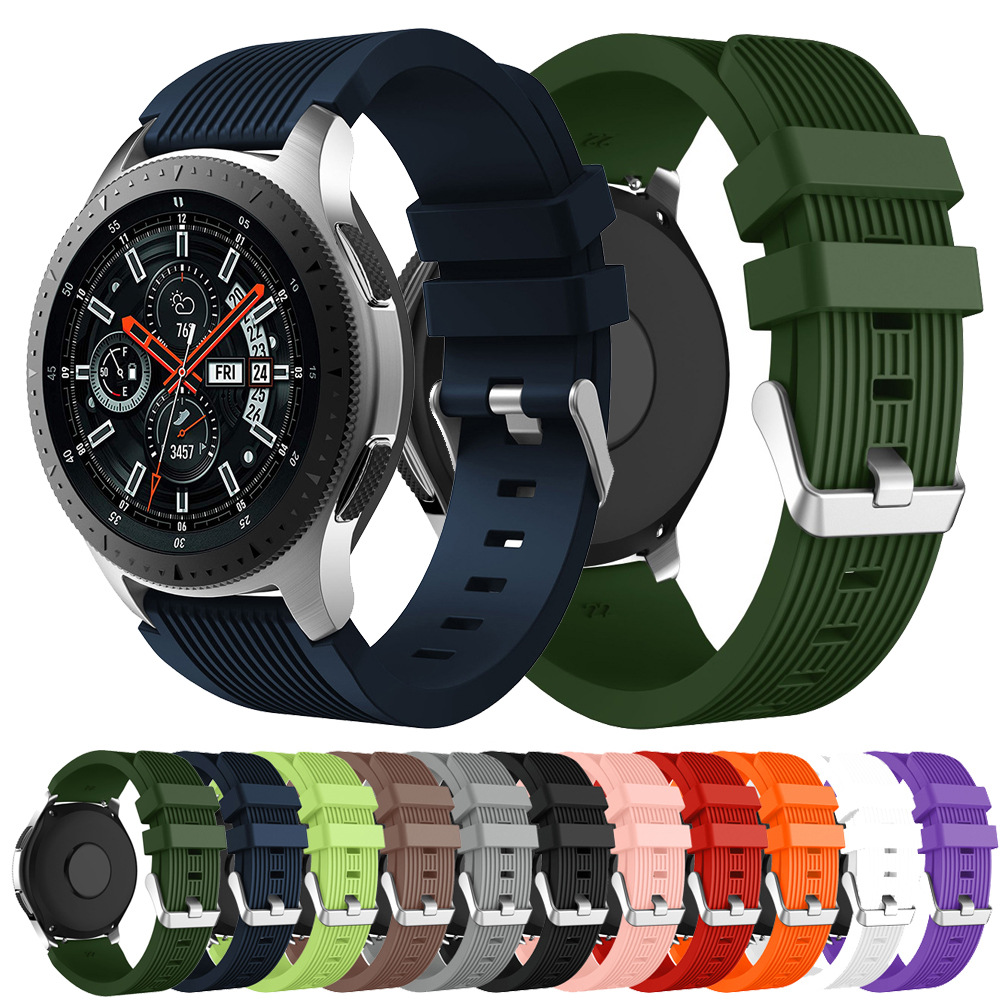 Silicone Watch Band 22Mm - Силиконовый ремешок для часов 20 мм