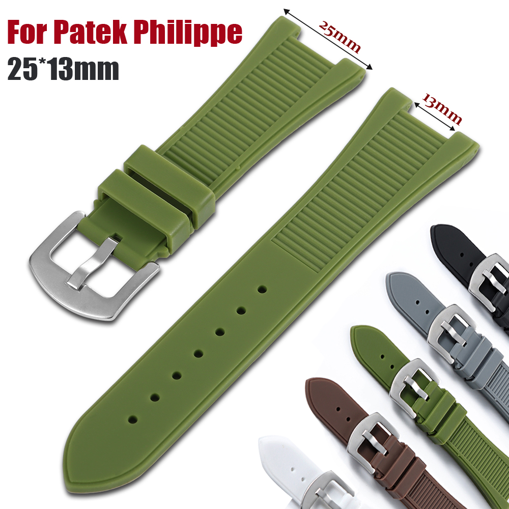 Patek Philippe Watch Aquanaut - Силиконовый ремешок для часов с вогнутым