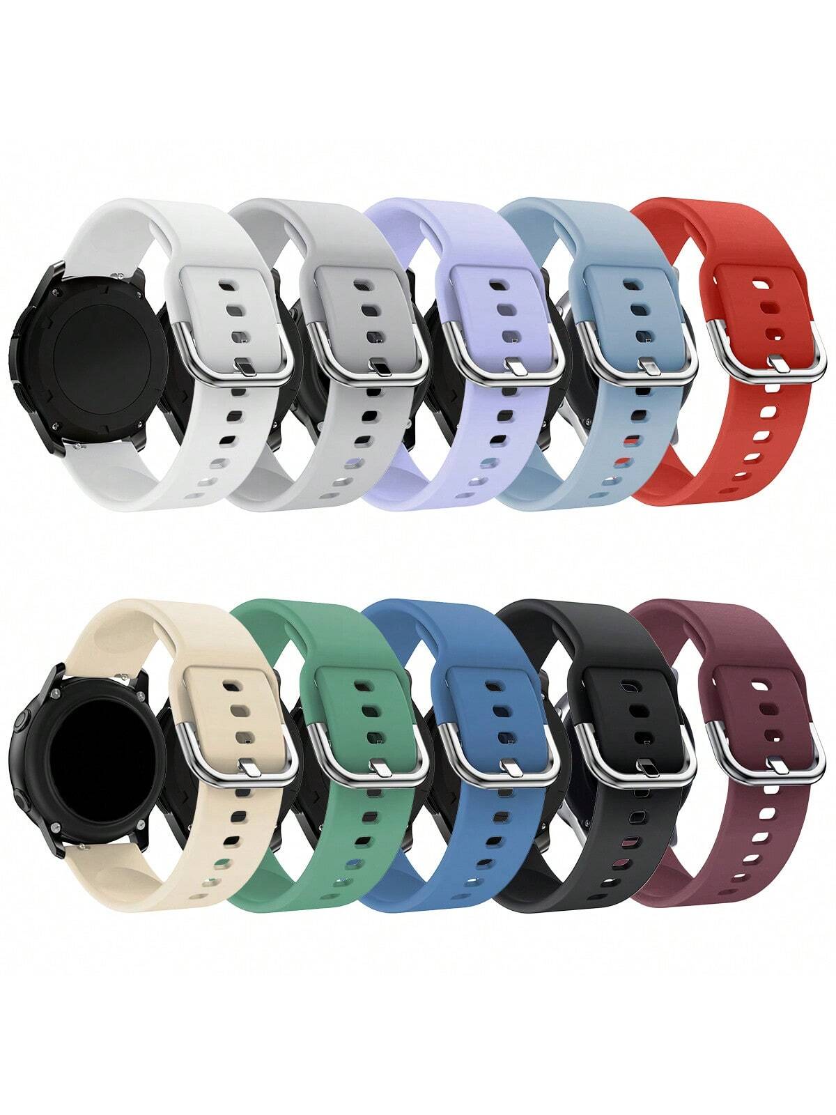 Silicone Watch Band 22Mm - 10 шт./компл. силиконовые ремешки для часов