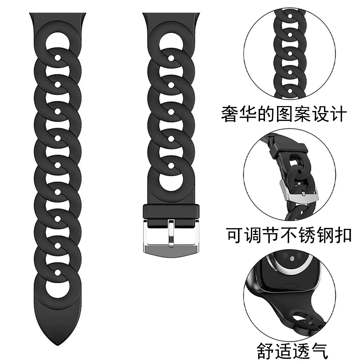 Женский силиконовый ремешок 20 – обзор и цена Silicone Watch Band 22Mm