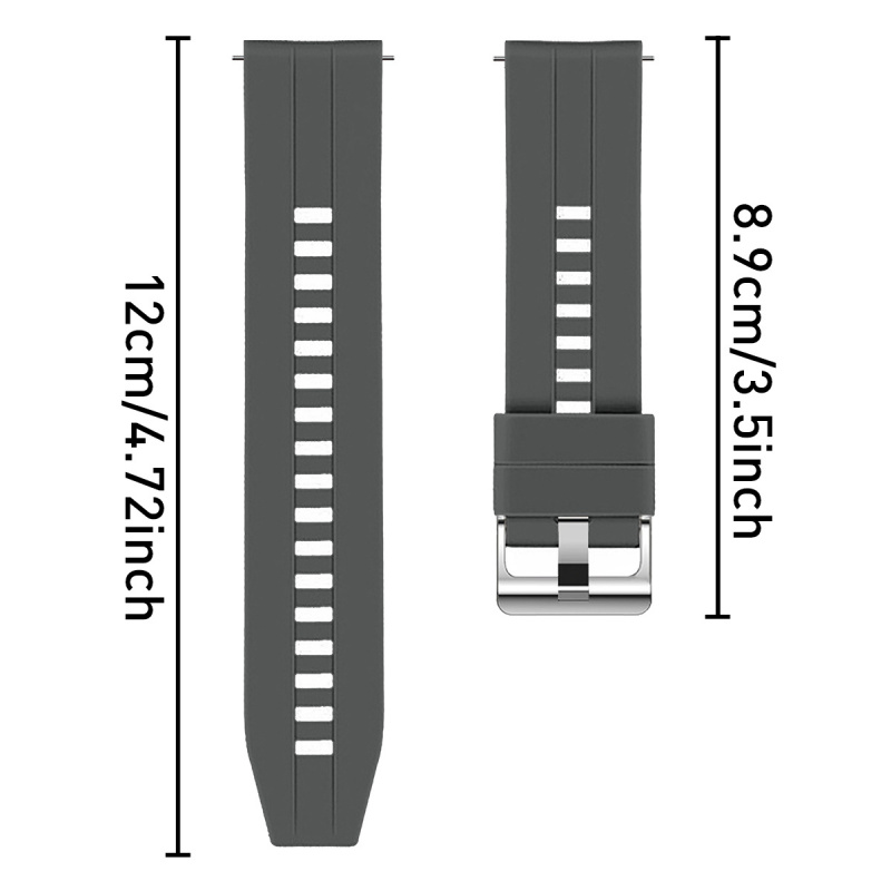 Сменные силиконовые ремешки дл – обзор и цена Silicone Watch Band 22Mm