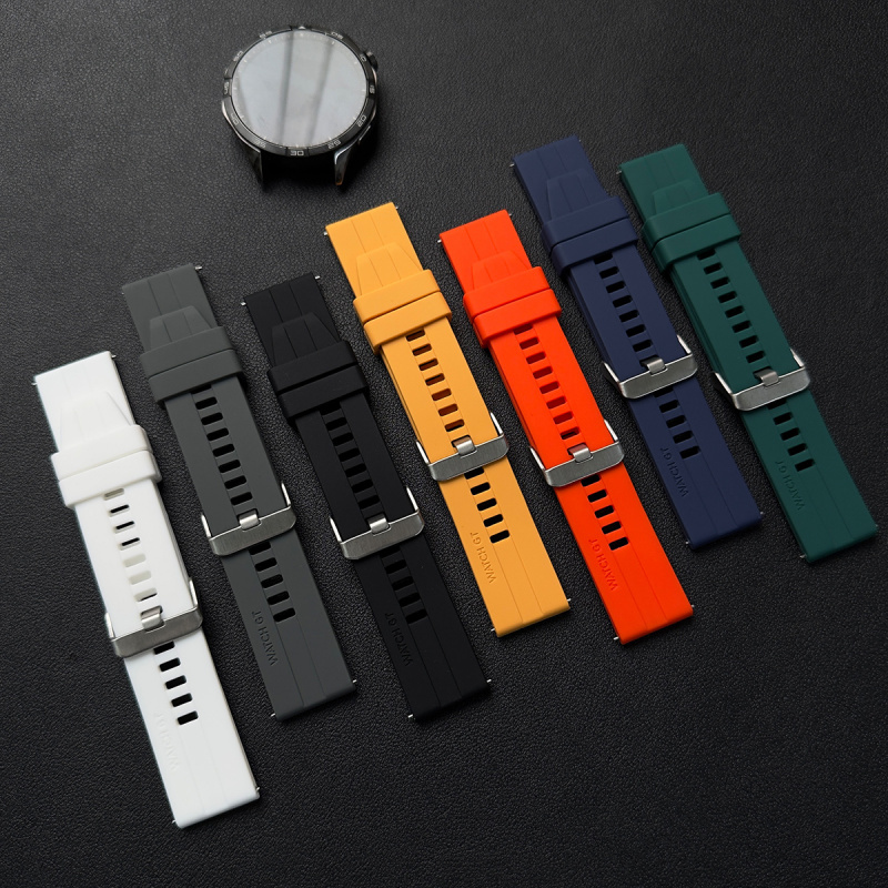 Сменные силиконовые ремешки дл – обзор и цена Silicone Watch Band 22Mm
