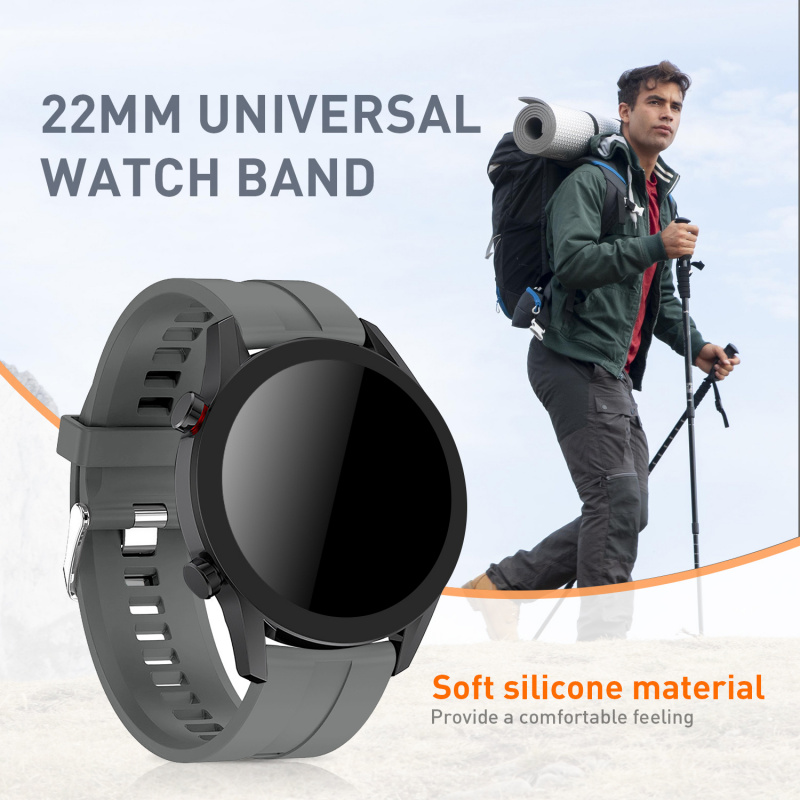 Сменные силиконовые ремешки дл – обзор и цена Silicone Watch Band 22Mm
