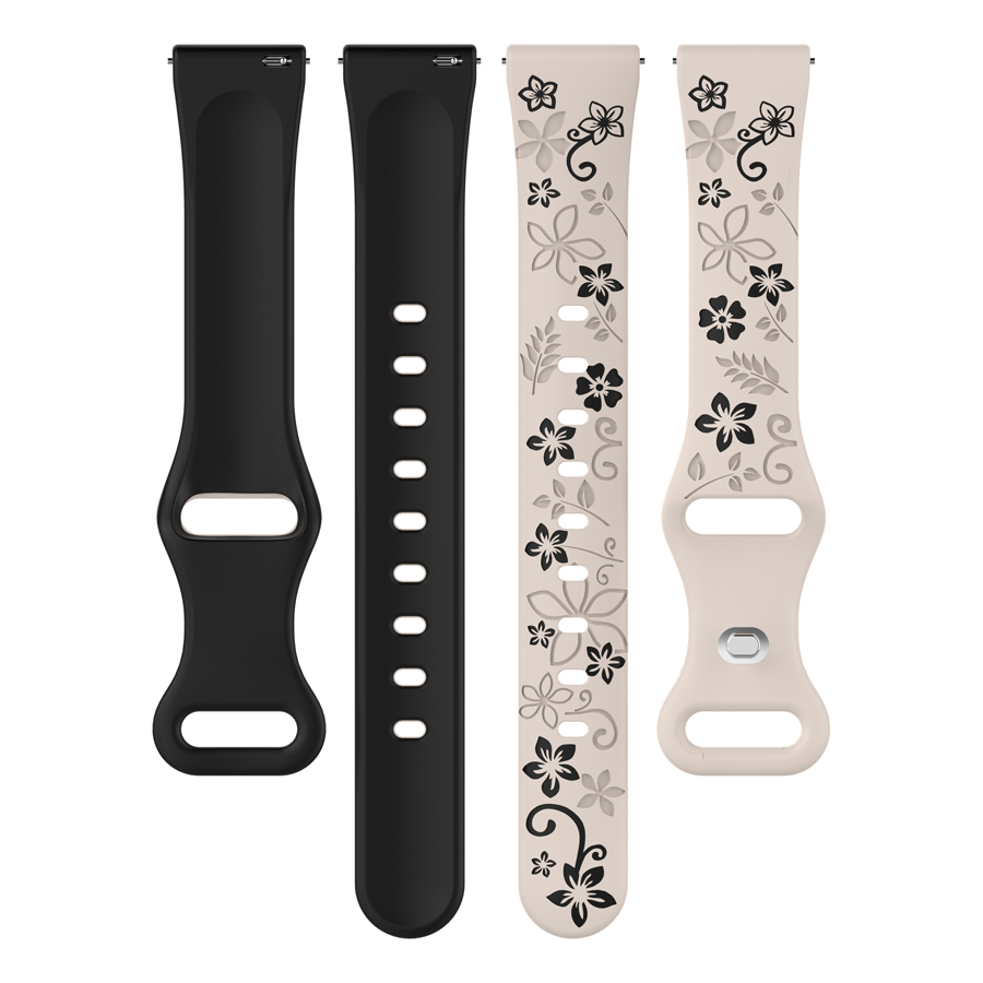 3D силиконовый ремешок для час – обзор и цена Silicone Watch Band 22Mm