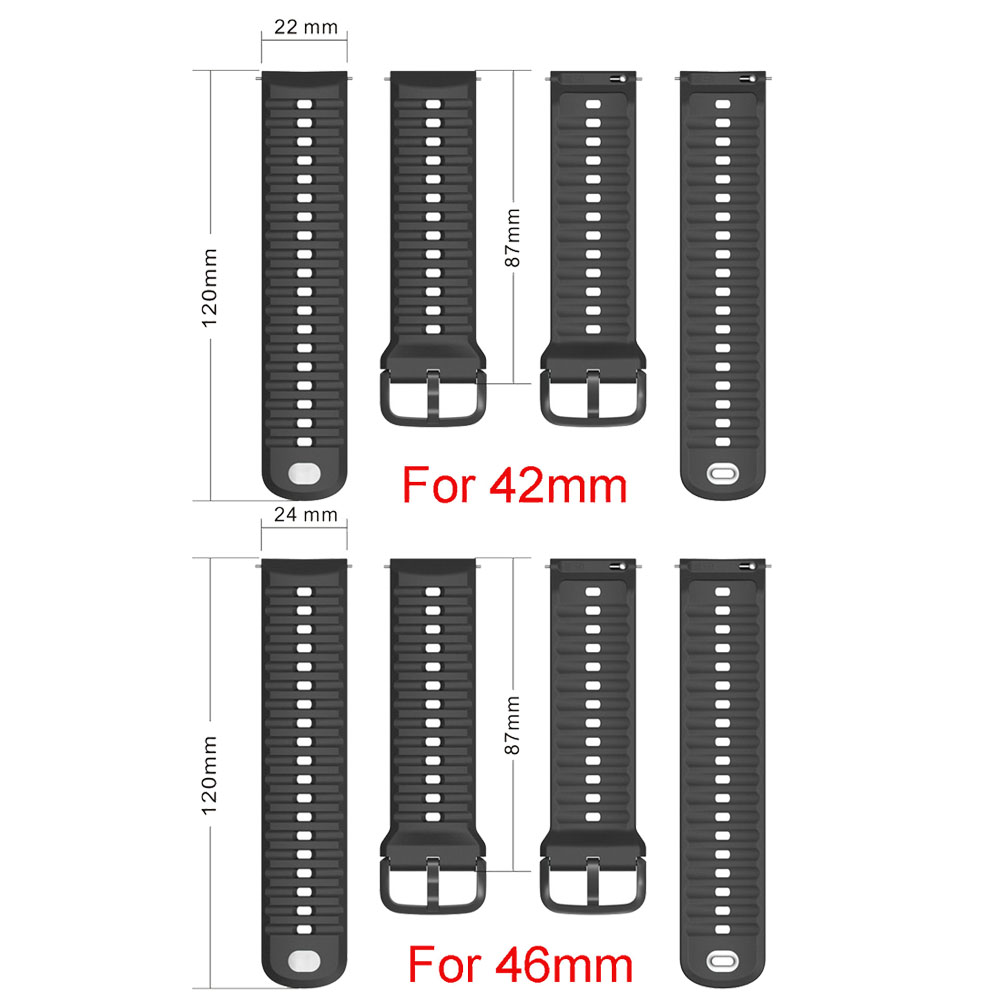 Силиконовый ремешок BEHUA 22 м – обзор и цена Silicone Watch Band 22Mm