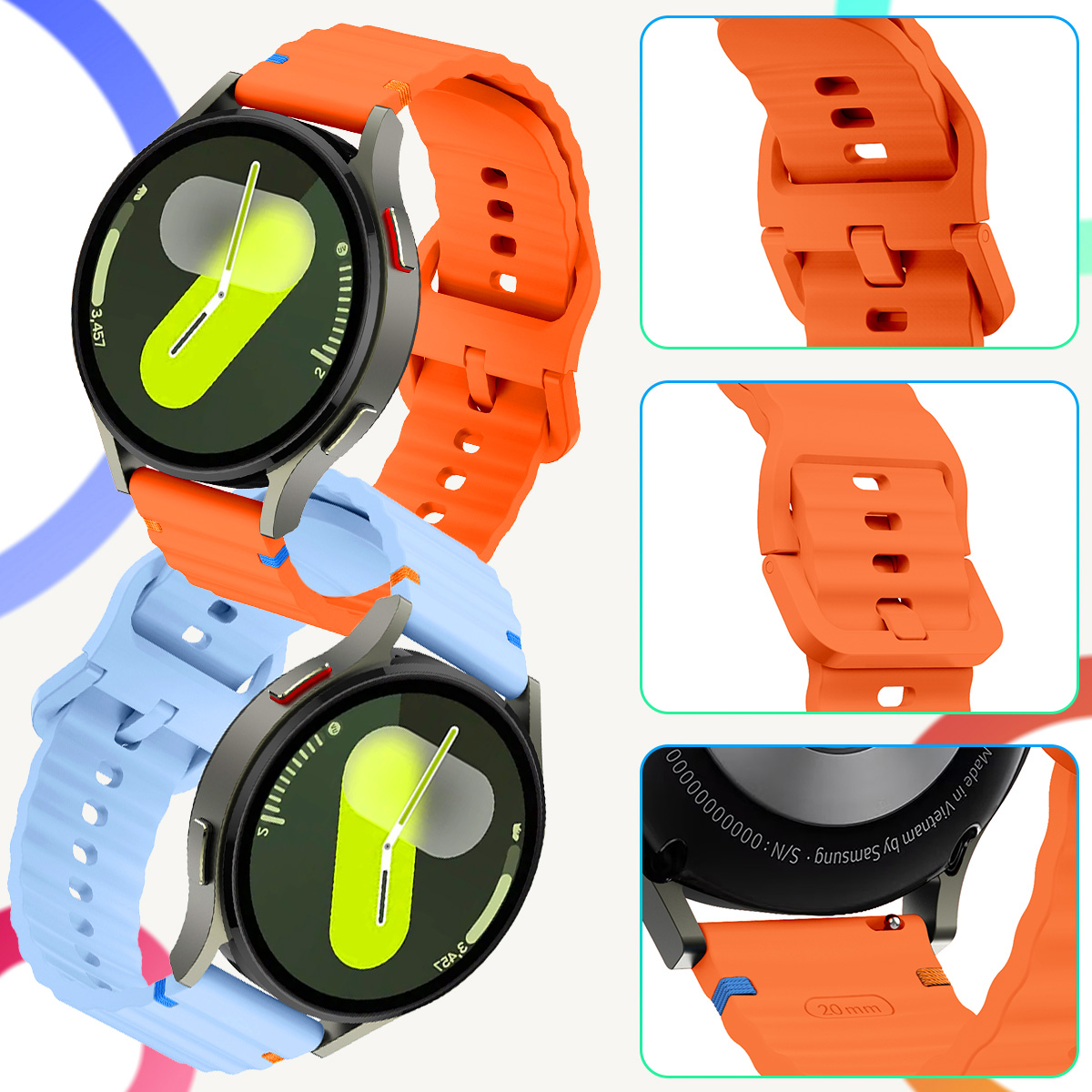 Силиконовый ремешок 20 мм 22 м – обзор и цена Silicone Watch Band 22Mm