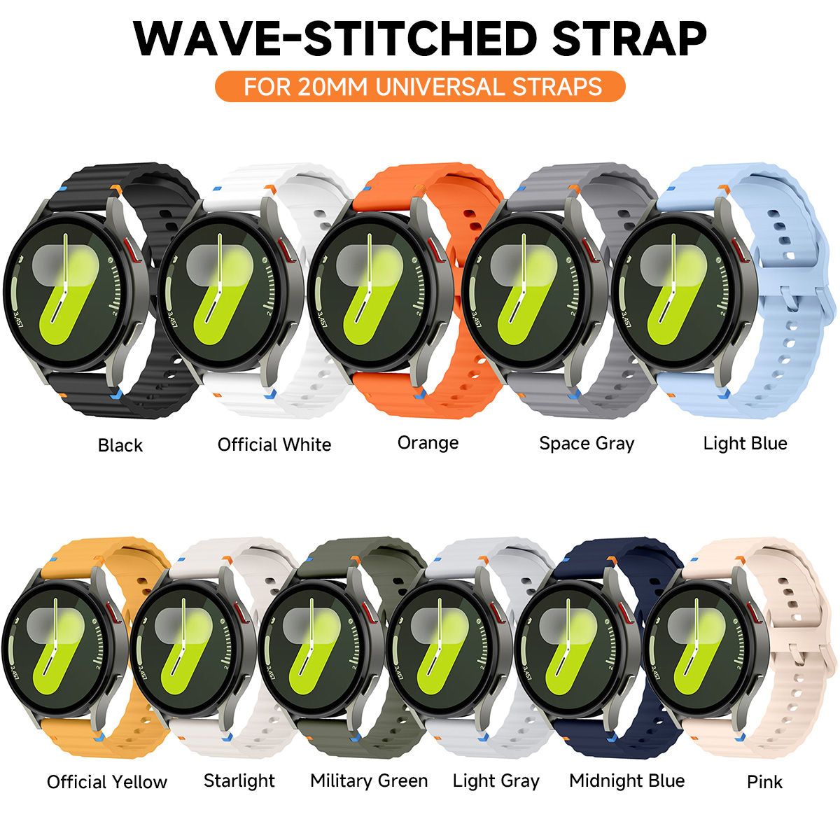 Силиконовый ремешок 20 мм 22 м – обзор и цена Silicone Watch Band 22Mm