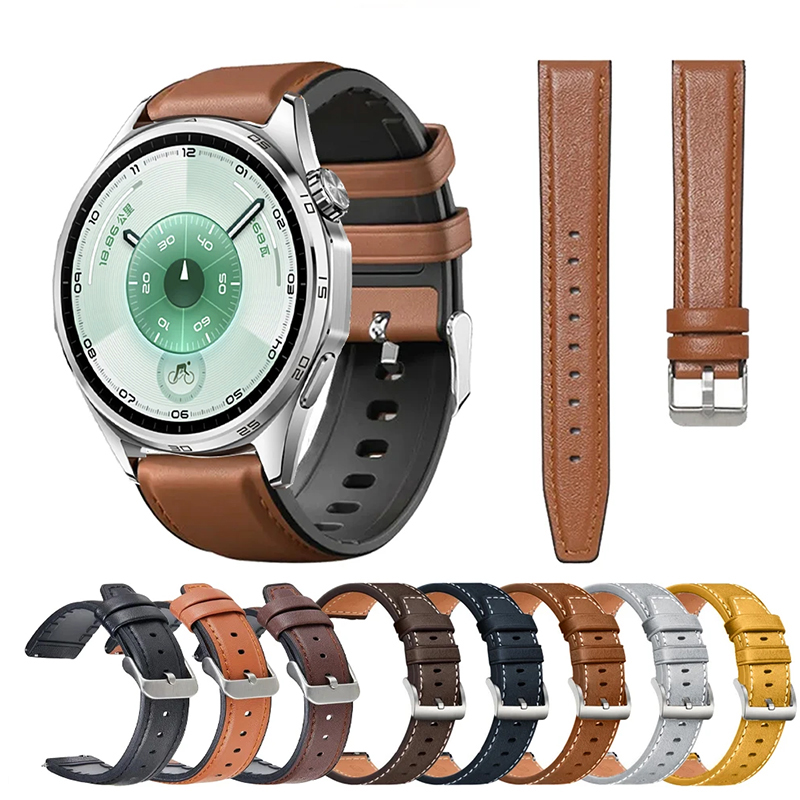 Кожаный силиконовый ремешок 22 – обзор и цена Silicone Watch Band 22Mm