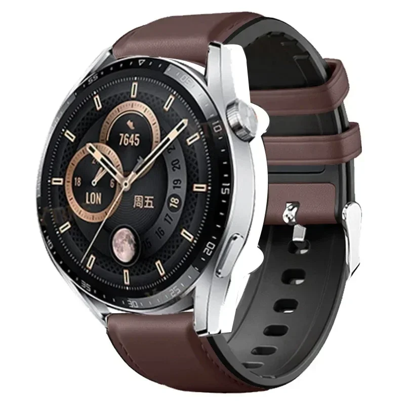 Кожаный силиконовый ремешок 22 – обзор и цена Silicone Watch Band 22Mm