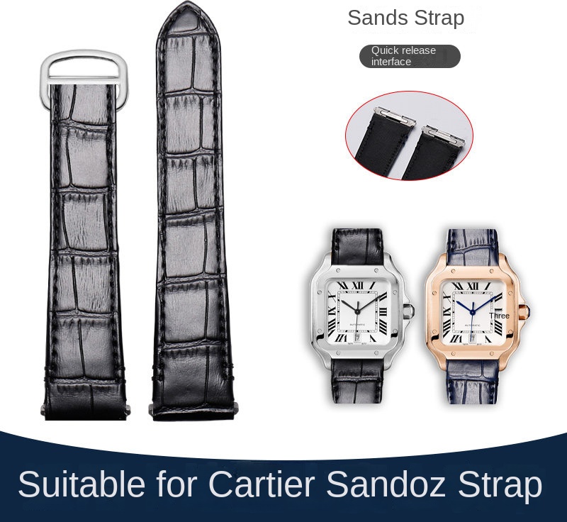 Ремешок для часов из коровьей  – обзор и цена Cartier Watch Santos