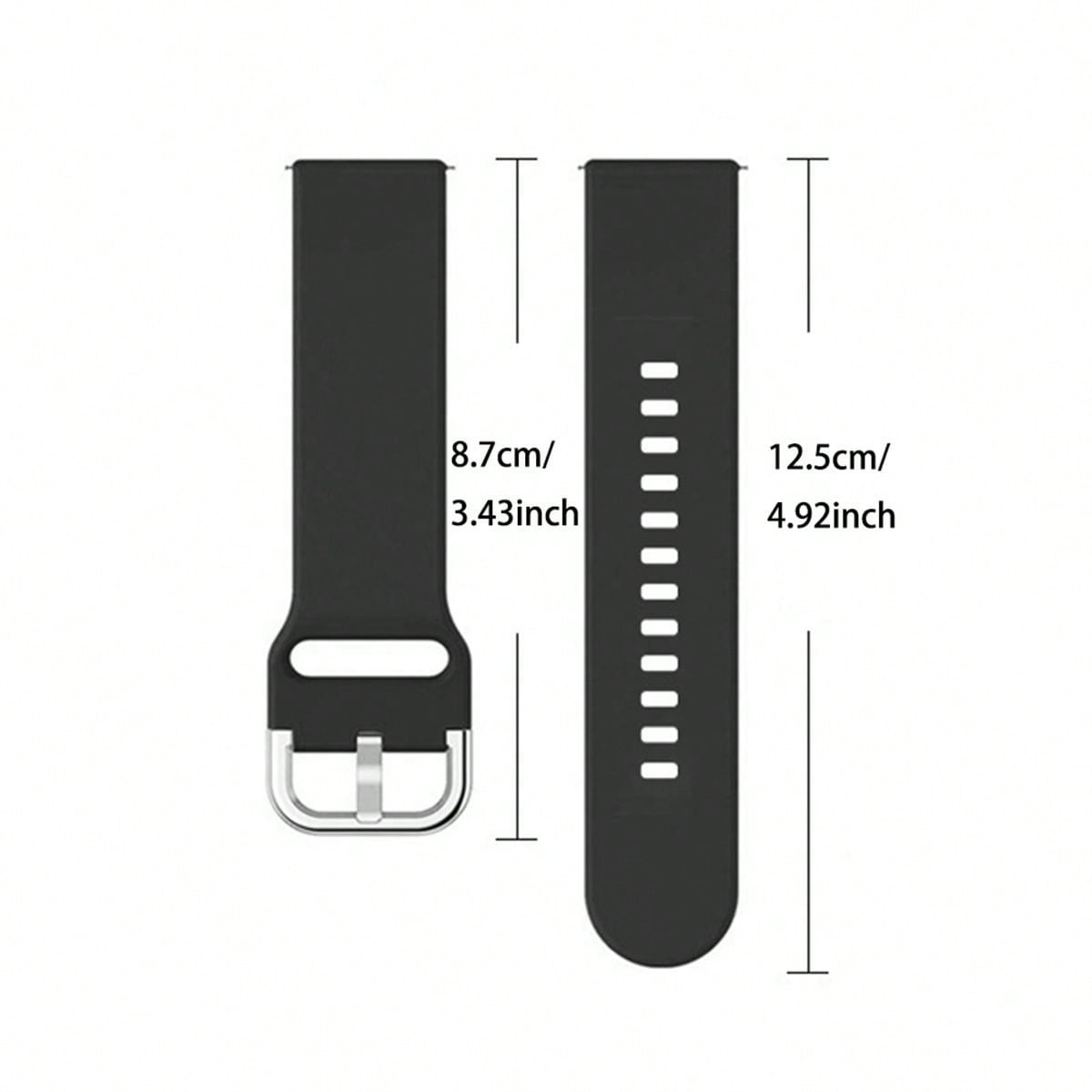 10 шт./компл. силиконовые реме – обзор и цена Silicone Watch Band 22Mm